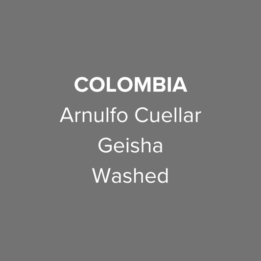 Colombia Arnulfo Cuellar Geisha Washed