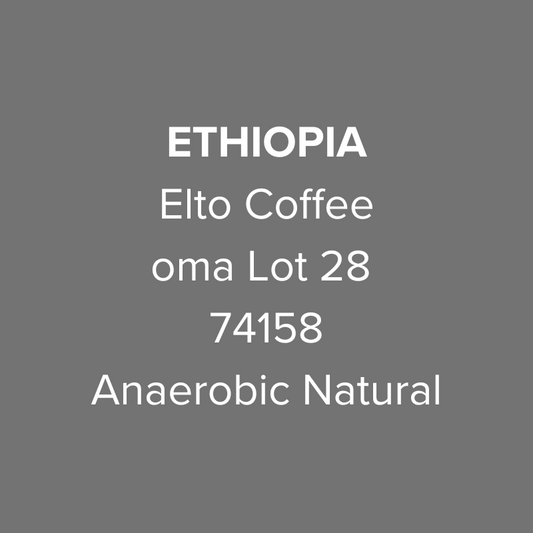 Ethiopia Elto Coffee Sidama Bare 74158 48 Hrs Anaerobic Natural oma Lot 28
