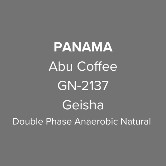 Panama Abu Coffee Geisha Double Phase Anaerobic Natural Lot GN-2137