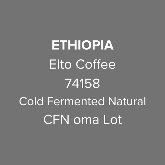 Ethiopia Elto Coffee Sidama Elora 74158 Cold Fermented Natural CFN oma Lot