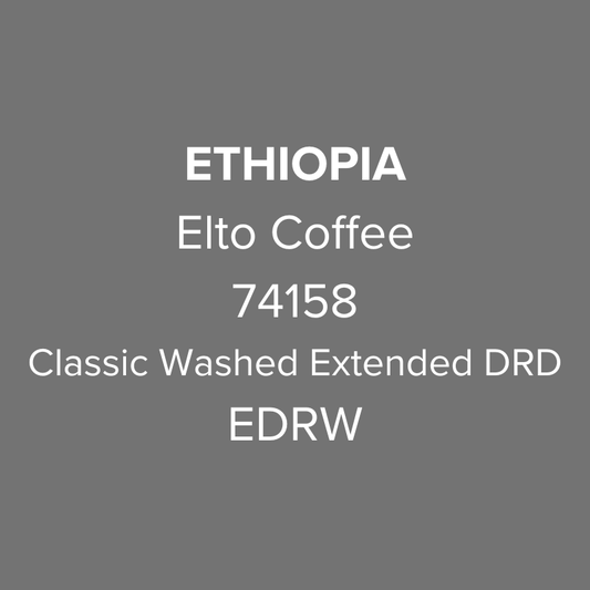 Ethiopia Elto Coffee Sidama Elora Station Classic Washed Extended Dark Room Drying Lot EDRW
