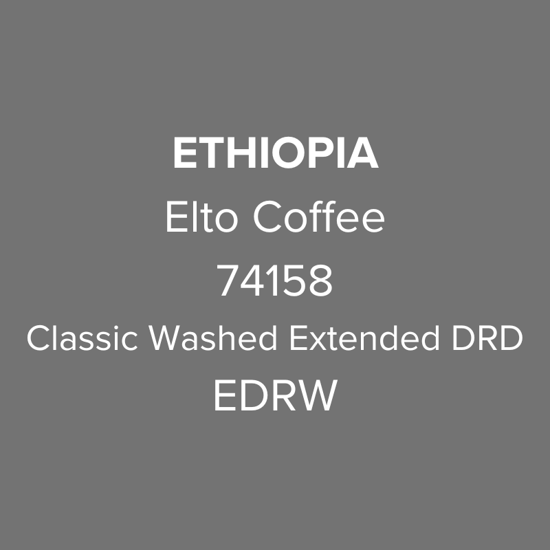 Photo of Ethiopia Elto Coffee Sidama Elora Station 74158 Classic Washed Extended Dark Room Drying Lot EDRW