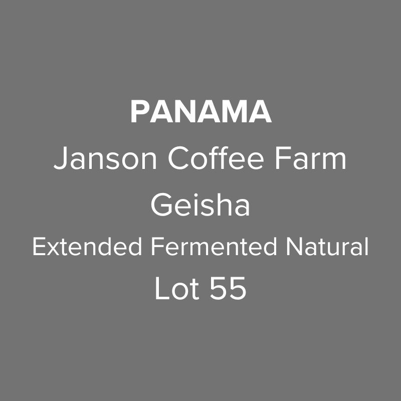 Photo of Panama Janson Coffee Farm Hacienda Las Lagunas Geisha Extended Fermented Natural Lot 55