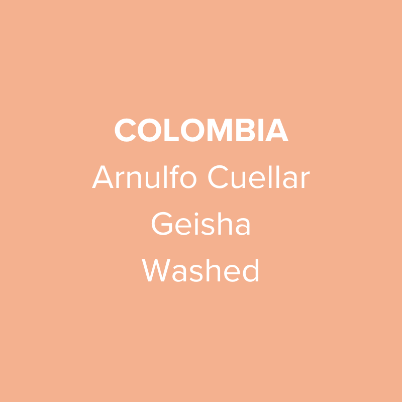 Colombia Arnulfo Cuellar Geisha Washed