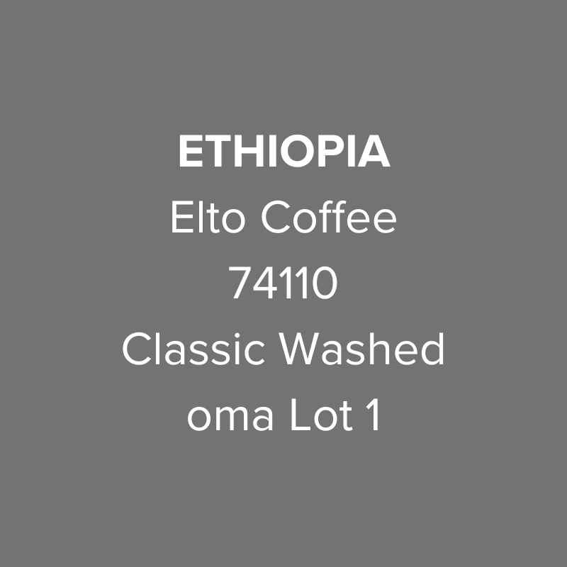 Photo of Ethiopia Elto Coffee Sidama Bona 74110 Classic Washed oma Lot 1