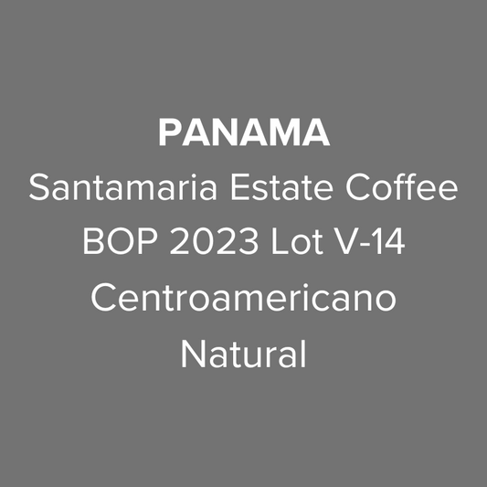 Panama Santamaría Estate Coffee Angel Black VN Centroamericano Natural (BOP2023 Lot V-14, oma exclusive)