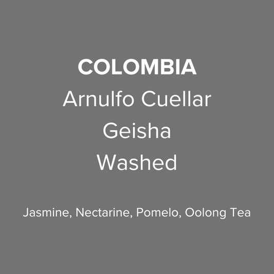 Colombia Arnulfo Cuellar Geisha Washed